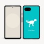 כיסוי בעיצוב אישי עם השם שלך לדגם - Google Pixel 9a 5G בעיצוב דינוזאור