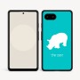 כיסוי בעיצוב אישי עם השם שלך לדגם - Google Pixel 9a 5G בעיצוב קרנף