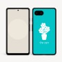 כיסוי בעיצוב אישי עם השם שלך לדגם - Google Pixel 9a 5G בעיצוב פרח
