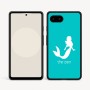 כיסוי בעיצוב אישי עם השם שלך לדגם - Google Pixel 9a 5G בעיצוב בתולת ים - אישה