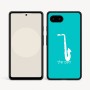 כיסוי בעיצוב אישי עם השם שלך לדגם - Google Pixel 9a 5G בעיצוב סקסופון
