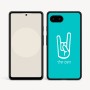 כיסוי בעיצוב אישי עם השם שלך לדגם - Google Pixel 9a 5G בעיצוב יד סלע