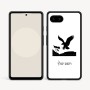כיסוי בעיצוב אישי עם השם שלך לדגם - Google Pixel 9a 5G בעיצוב נשר אמריקאי