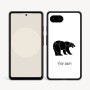 כיסוי בעיצוב אישי עם השם שלך לדגם - Google Pixel 9a 5G בעיצוב דוב
