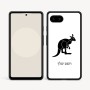 כיסוי בעיצוב אישי עם השם שלך לדגם - Google Pixel 9a 5G בעיצוב קנגורו