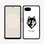 כיסוי בעיצוב אישי עם השם שלך לדגם - Google Pixel 9a 5G בעיצוב זאב