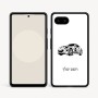 כיסוי בעיצוב אישי עם השם שלך לדגם - Google Pixel 9a 5G בעיצוב מכונית