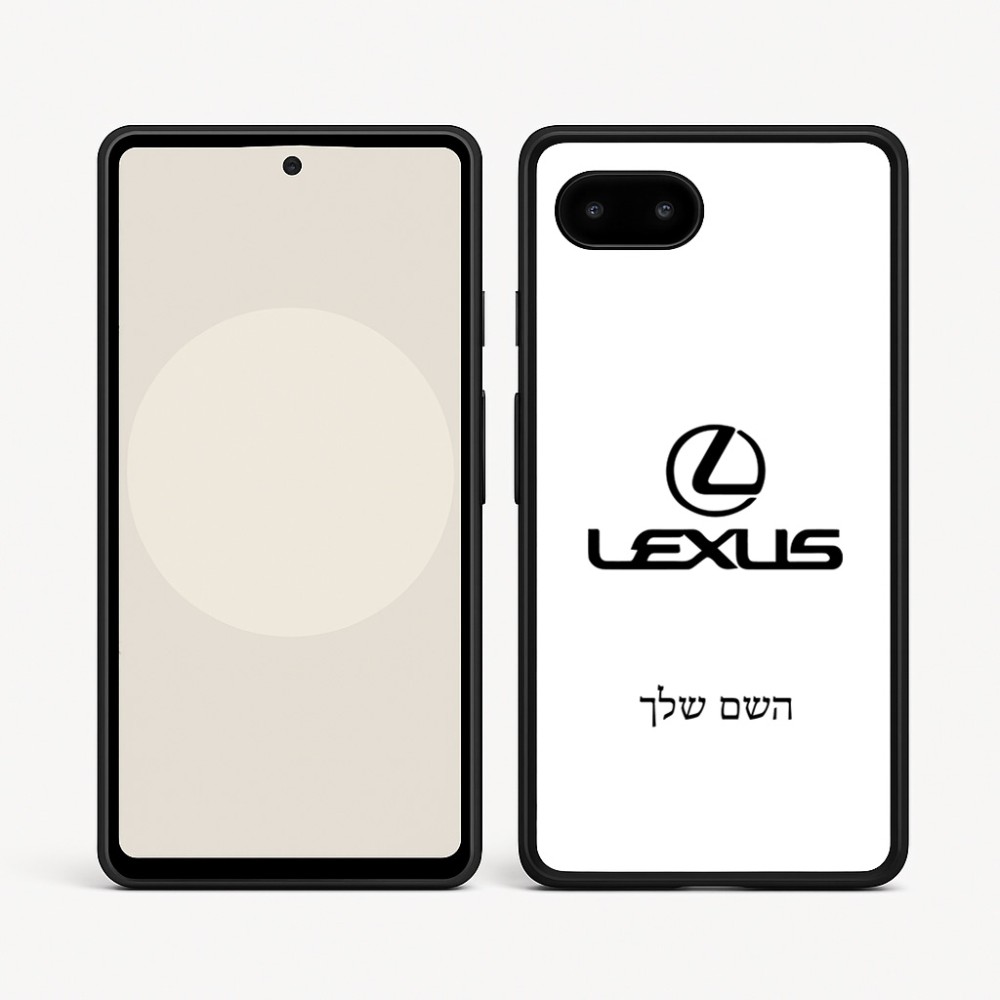 כיסוי בעיצוב אישי עם השם שלך לדגם - Google Pixel 9a 5G בעיצוב לקסוס