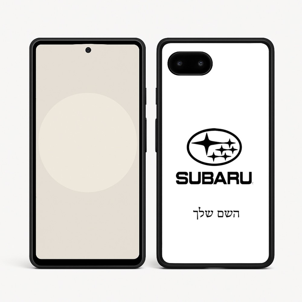 כיסוי בעיצוב אישי עם השם שלך לדגם - Google Pixel 9a 5G בעיצוב סובארו