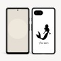 כיסוי בעיצוב אישי עם השם שלך לדגם - Google Pixel 9a 5G בעיצוב בתולת ים - אישה