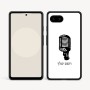 כיסוי בעיצוב אישי עם השם שלך לדגם - Google Pixel 9a 5G בעיצוב מיקרופון