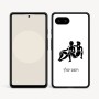 כיסוי בעיצוב אישי עם השם שלך לדגם - Google Pixel 9a 5G בעיצוב מזלות - תאומים