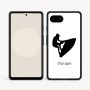 כיסוי בעיצוב אישי עם השם שלך לדגם - Google Pixel 9a 5G בעיצוב אופנוע ים