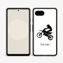 כיסוי בעיצוב אישי עם השם שלך לדגם - Google Pixel 9a 5G בעיצוב מוטוקרוס