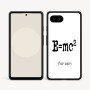 כיסוי בעיצוב אישי עם השם שלך לדגם - Google Pixel 9a 5G בעיצוב נוסחת אלברט איינשטיין