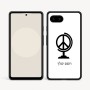 כיסוי בעיצוב אישי עם השם שלך לדגם - Google Pixel 9a 5G בעיצוב גלובוסי שלום