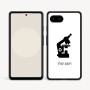 כיסוי בעיצוב אישי עם השם שלך לדגם - Google Pixel 9a 5G בעיצוב מיקרוסקופ