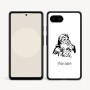 כיסוי בעיצוב אישי עם השם שלך לדגם - Google Pixel 9a 5G בעיצוב סנטה קלאוס