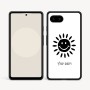 כיסוי בעיצוב אישי עם השם שלך לדגם - Google Pixel 9a 5G בעיצוב שמש