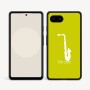 כיסוי בעיצוב אישי עם השם שלך לדגם - Google Pixel 9a 5G בעיצוב סקסופון