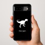 כיסוי בעיצוב אישי עם השם שלך לדגם - Google Pixel 9a 5G בעיצוב דינוזאור