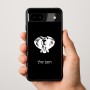 כיסוי בעיצוב אישי עם השם שלך לדגם - Google Pixel 9a 5G בעיצוב ראש פיל