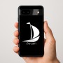 כיסוי בעיצוב אישי עם השם שלך לדגם - Google Pixel 9a 5G בעיצוב סירה