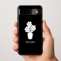 כיסוי בעיצוב אישי עם השם שלך לדגם - Google Pixel 9a 5G בעיצוב פרח