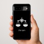כיסוי בעיצוב אישי עם השם שלך לדגם - Google Pixel 9a 5G בעיצוב מזלות - מאזניים
