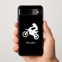 כיסוי בעיצוב אישי עם השם שלך לדגם - Google Pixel 9a 5G בעיצוב מוטוקרוס