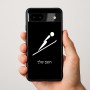 כיסוי בעיצוב אישי עם השם שלך לדגם - Google Pixel 9a 5G בעיצוב קפיצת סקי אולימפית