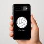 כיסוי בעיצוב אישי עם השם שלך לדגם - Google Pixel 9a 5G בעיצוב כדור כדורעף