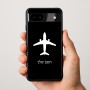 כיסוי בעיצוב אישי עם השם שלך לדגם - Google Pixel 9a 5G בעיצוב טייס - טייס