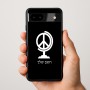 כיסוי בעיצוב אישי עם השם שלך לדגם - Google Pixel 9a 5G בעיצוב גלובוסי שלום