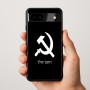 כיסוי בעיצוב אישי עם השם שלך לדגם - Google Pixel 9a 5G בעיצוב פטיש ומגל