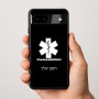 כיסוי בעיצוב אישי עם השם שלך לדגם - Google Pixel 9a 5G בעיצוב חובש