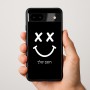 כיסוי בעיצוב אישי עם השם שלך לדגם - Google Pixel 9a 5G בעיצוב סמיילי