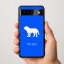 כיסוי בעיצוב אישי עם השם שלך לדגם - Google Pixel 9a 5G בעיצוב כלב