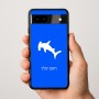 כיסוי בעיצוב אישי עם השם שלך לדגם - Google Pixel 9a 5G בעיצוב כריש ראש פטיש