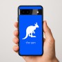 כיסוי בעיצוב אישי עם השם שלך לדגם - Google Pixel 9a 5G בעיצוב קנגורו