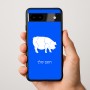 כיסוי בעיצוב אישי עם השם שלך לדגם - Google Pixel 9a 5G בעיצוב חזיר