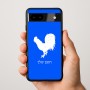 כיסוי בעיצוב אישי עם השם שלך לדגם - Google Pixel 9a 5G בעיצוב תרנגול