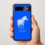 כיסוי בעיצוב אישי עם השם שלך לדגם - Google Pixel 9a 5G בעיצוב זברה