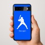כיסוי בעיצוב אישי עם השם שלך לדגם - Google Pixel 9a 5G בעיצוב שחקן בייסבול