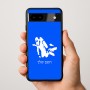 כיסוי בעיצוב אישי עם השם שלך לדגם - Google Pixel 9a 5G בעיצוב צוללן