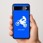 כיסוי בעיצוב אישי עם השם שלך לדגם - Google Pixel 9a 5G בעיצוב מוטוקרוס