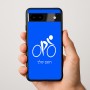 כיסוי בעיצוב אישי עם השם שלך לדגם - Google Pixel 9a 5G בעיצוב אופניים אולימפיים