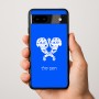 כיסוי בעיצוב אישי עם השם שלך לדגם - Google Pixel 9a 5G בעיצוב פרחי קרן