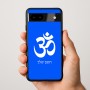 כיסוי בעיצוב אישי עם השם שלך לדגם - Google Pixel 9a 5G בעיצוב סמל אום