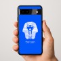 כיסוי בעיצוב אישי עם השם שלך לדגם - Google Pixel 9a 5G בעיצוב פרעה - תות ענח' אמון מצרי